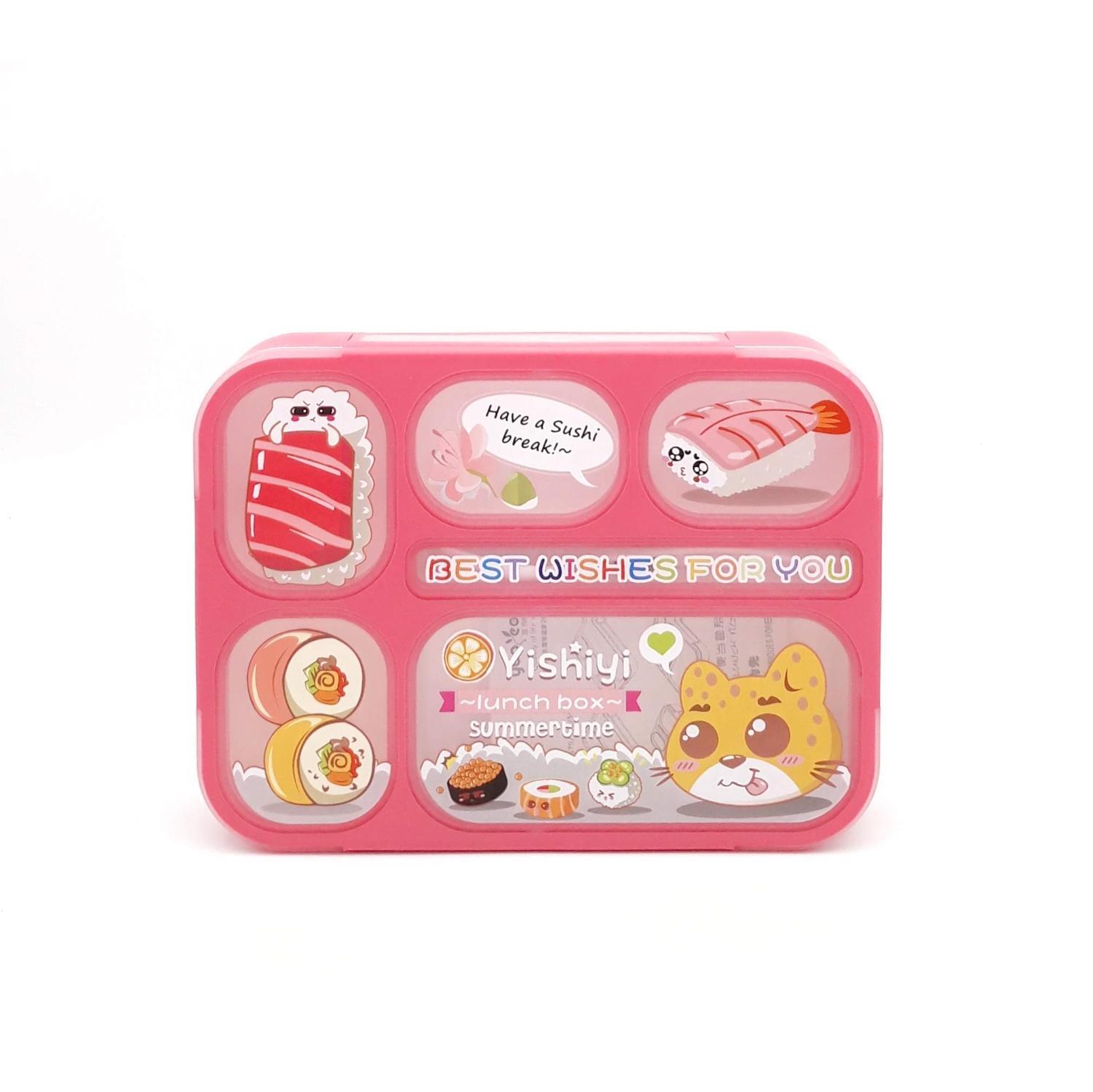 Lunch Box Yooyee Grid Bento 5 Sekat