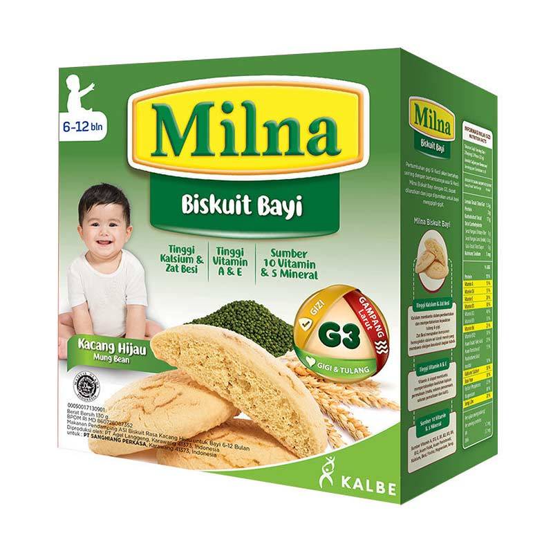 Milna Biskuit Bayi Kacang Hijau