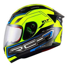 KYT RC7 Seri 14 Yellow Fluo Blue