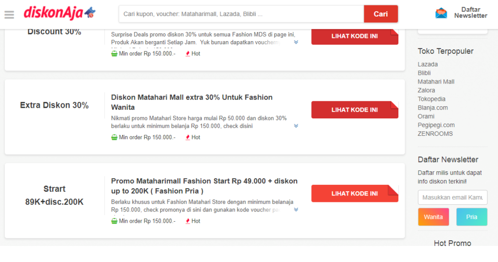 voucher mataharimall