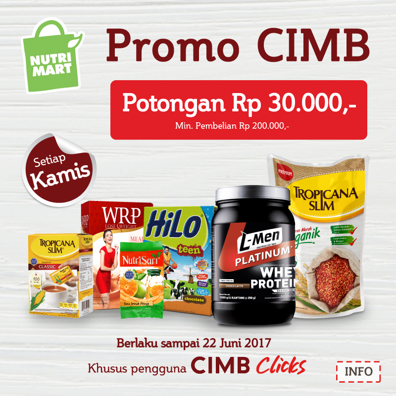 diskon nutrimart cimb